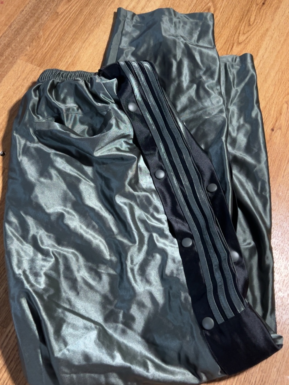 Rare Blank Adidas Snap Pants - Picture 3 of 3
